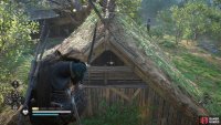 and one can be found within a building with a barred door. Use a bow to shoot the barricade.