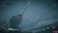 find the first skull on a pillar and then follow it around the area until it ends in a cave. 