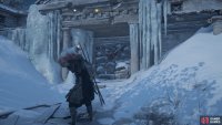 you’ll have to use an oil pot or your incendiary powder trap ability to explode the entrance into the snowed under house.