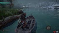 then head to the river and continue the pursuit!