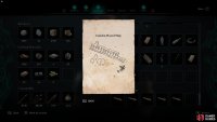 The map shows a drawing of some roman ruins which doesn’t actually give much away!