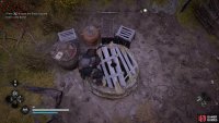 First off, grab the lychen from the bottom of the well. 