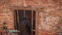 and to reach the chest you’ll need to shoot the barricades barring the door. 