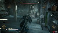 you’ll need to head under the scaffolding then then move the barricade to get into the room where you’ll find the book of knowledge.