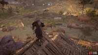 and will end on the roof of a house overlooking the river.