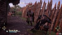 you’ll need to kill and loot the Chieftain for the key to open the house.