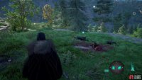 it’s found nearby a dead body surrounded by ravens. 