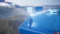 then you can move the second reflector into the redirected light beam so that it shines on the unstabilised structure on the course.