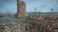 you’ll need to head underwater to find a route into the tower.