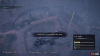 You can use your raven companion to locate the key for the house.