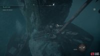 you’ll need to traverse the ship wrecks to reach it. 