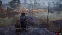 The horse can be spotted just across the river