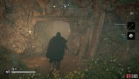 and an ingot can be found within the cave.