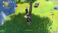 Head towards the Fast Travel and you’ll find Jiang hiding behind a tree