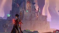 Shoot the Slimes with an Archer to create a wind current underneath them