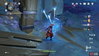 If you need to recharge the Adjuvant, interact with the Blooming Lights conveniently placed around the area.