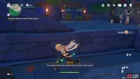 The eye icon will fill up red if you’re too close. Get some distance from him if this happens.