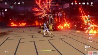 Pay attention to the shadows on the floor to avoid the pyro balls. 