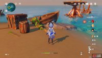 Echoing Tale 11: This Tale can be found east of Tale 10, on the beach by a Hilichurl camp.