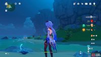 Echoing Tale 9: From Tale 8, glide west/southwest until you spot a treasure chest, and a challenge point, the tale is sitting on the beach just before them.