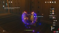 You can find the chest on the southern wall.