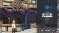 Talk to Katheryne at the Adventurers’ Guild to claim rewards for levelling up Adventure Rank.