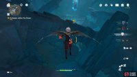 Glide across the chasm towards the crystal