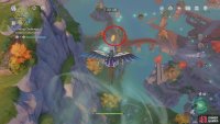 then follow the particles down to collect the 2nd
