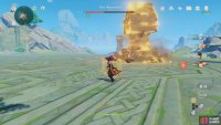 The Boss will construct into a hammer and slam down towards you leaving an aftershock