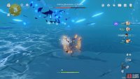 Ice Claw attack will show a Frozen path on the floor, dodge off to the side to avoid the attack