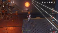 jump and glide across to the platform on the other side