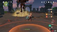 dodge forwards to avoid the AoE