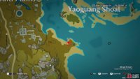 The location of the Secret Treasure is shown in this map