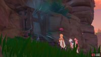 Interact with the mysterious door to access the Secret Summoning Chamber Domain.