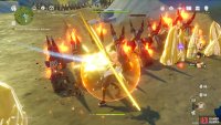 Pyro is a good way to take down the obstructions as it will do damage over time.
