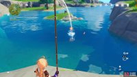 You can tell if an Ornamental Fish is at a fishing spot by watching the fishes’ movement, if they’re jumping out of the lake, there’ll be an Ornamental Fish in there.