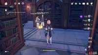 Speak with the three couples in the library and attempt to quieten them down