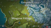 By heading north/northeast you’ll find a cave in the rock face