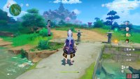 Satoru can be found on the southern outskirts of Konda Village.