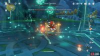 you’ll have to collect the Anemo Orbs when the boss is nearly dead otherwise it will replenish its health with each Orb.