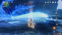 The Boss will perform a two-hit swipe combo and end it with a slam