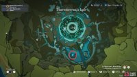 The South Stormterror’s Lair Fishing Point is on the small island in the western side of the large lake in the south.