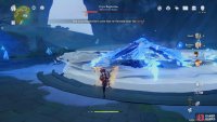 Back away to avoid this attack and avoid the Cryo left there afterwards.
