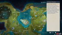 Head to the lake in Stormbearer Mountains, near the waypoint.