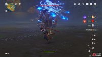 if it leans forward, it’ll launch a volley of rocks at you, leaving several of them around the arena which explode after a short period.