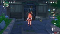 then talk to Sango who can be found behind the blacksmith.