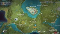Head to the two orange circles on the map