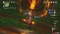 Picking up power cores.