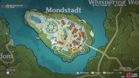 Head to the orange circles around Mondstadt