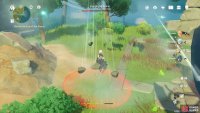 the boss will pull you in the circle and then slam down